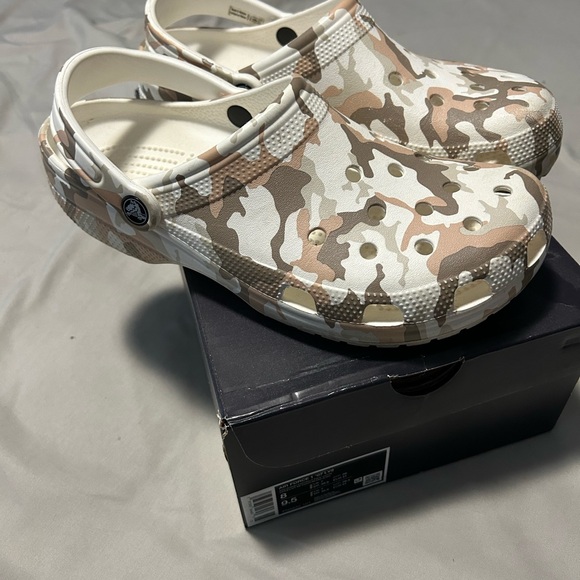 CROCS Other - CROCS Brown and Tan Water Shoes Classic Clogs